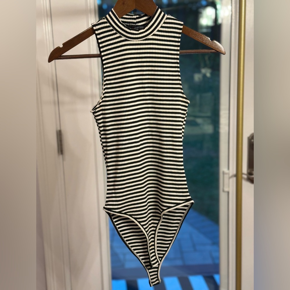 Timeless Black & White one-piece tank-top